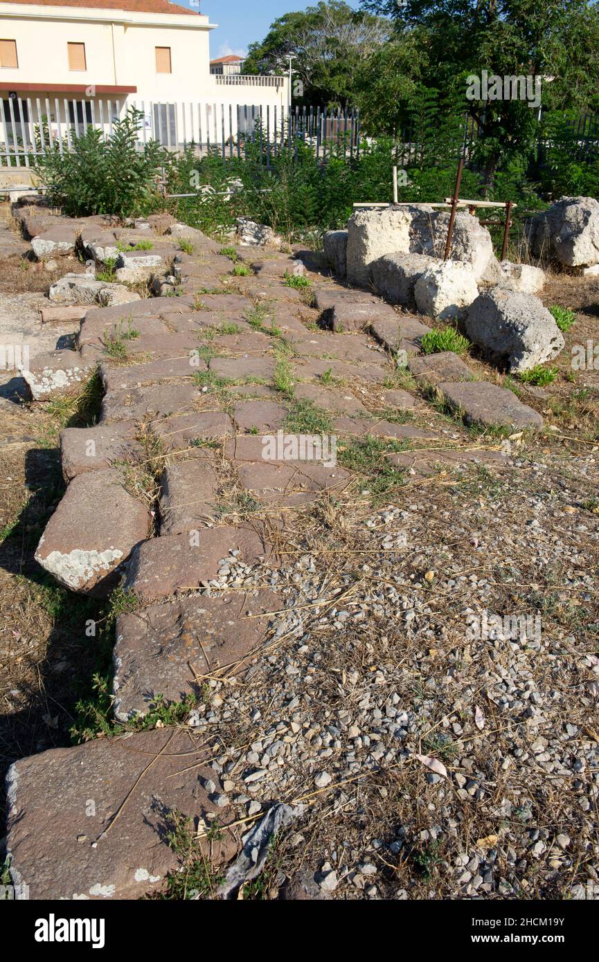 Europa, Italia, Sardegna, Porto Torres, Parco Archeologico di Turris Libisonis e Museo Archeologico Nazionale Antiquarium Turritanum Foto Stock