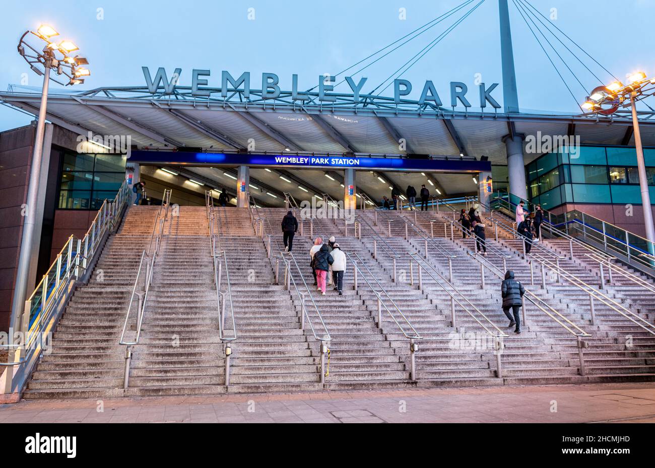 Stazione della metropolitana di Wembley Park, Londra, Regno Unito Foto Stock