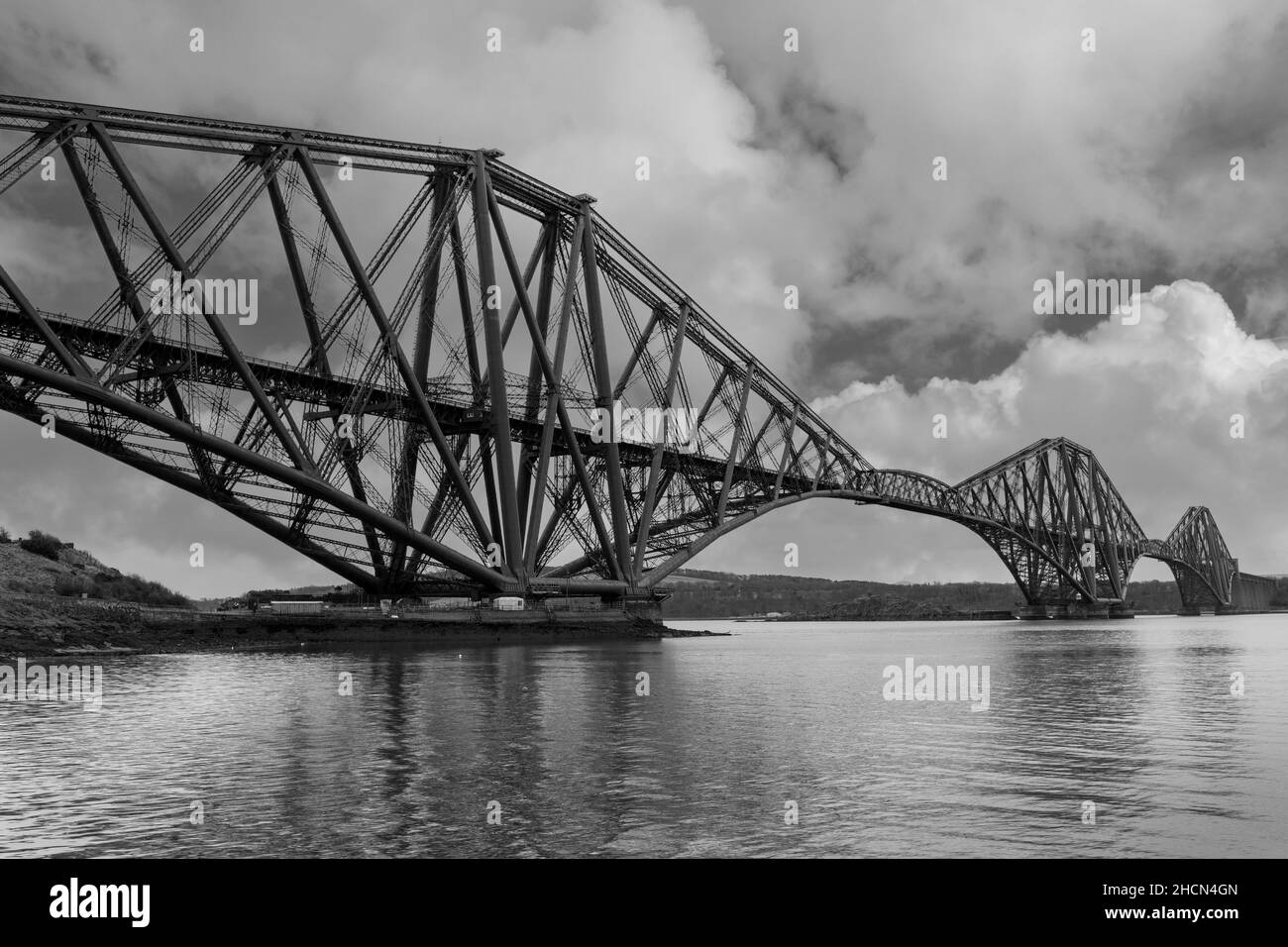 The Firth of Forth Rail Bridge, Edimburgo, Scozia, Regno Unito Foto Stock