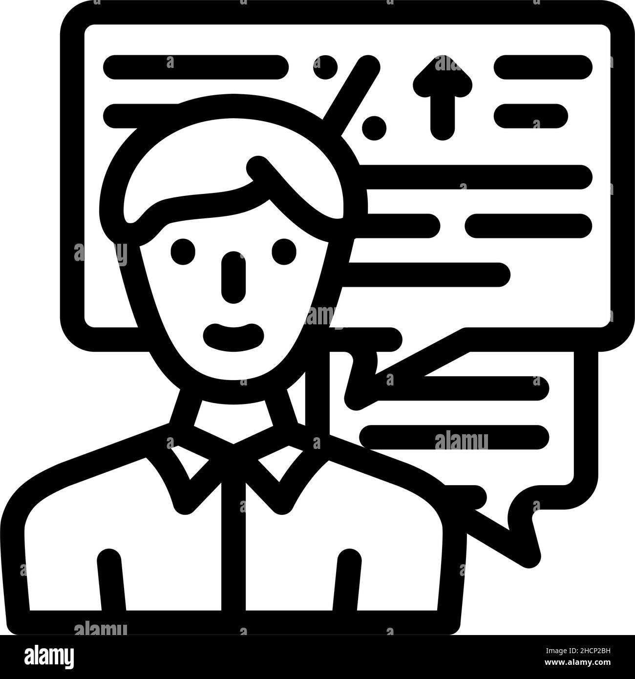 sconti di stagione linea di vendita icona vettore illustrazione Illustrazione Vettoriale