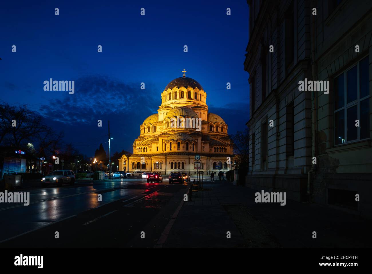 Cattedrale di Aleksander Nevski a Sophia, Bulgaria Foto Stock