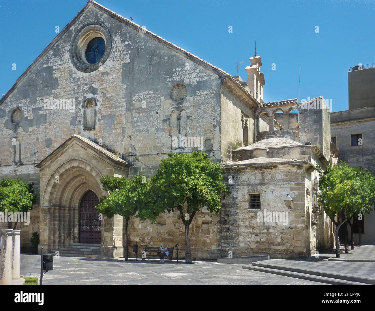 Chiesa di San Dionisio a Jerez de la Frontera, Andalusia, Spagna Foto Stock