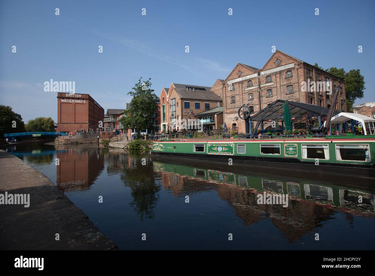 Viste del Nottingham e del canale di Beeston a Nottingham nel Regno Unito Foto Stock