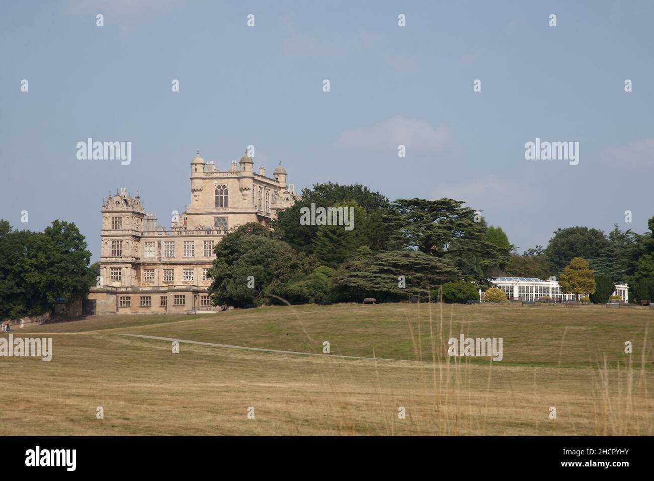 Wollaton Hall e giardini a Nottingham nel Regno Unito Foto Stock