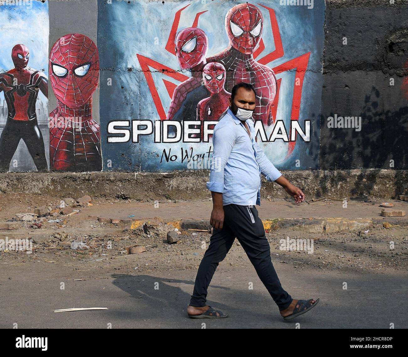 Maschere spiderman immagini e fotografie stock ad alta risoluzione