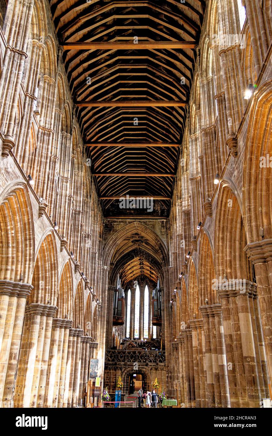 Vista interna della Cattedrale di Glasgow in Cathedral Precinct Castle Street - Glasgow Scozia Regno Unito 23rd del 2021 luglio Foto Stock