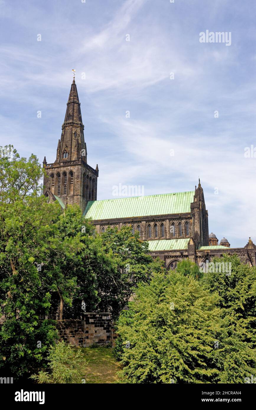 Cattedrale di Glasgow in Cathedral Precinct Castle Street - Glasgow Scozia Regno Unito 23rd del 2021 luglio Foto Stock