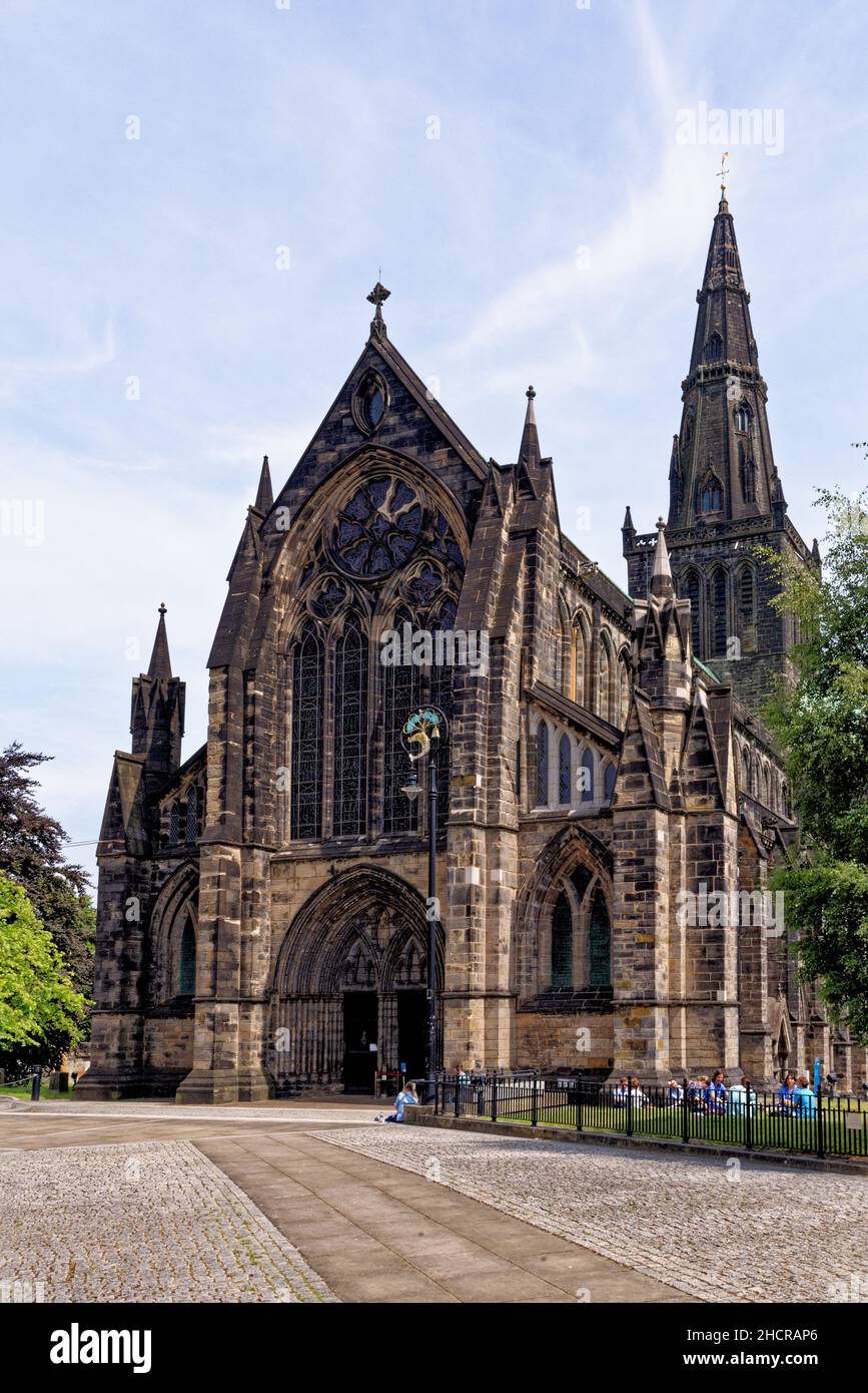 Cattedrale di Glasgow in Cathedral Precinct Castle Street - Glasgow Scozia Regno Unito 23rd del 2021 luglio Foto Stock