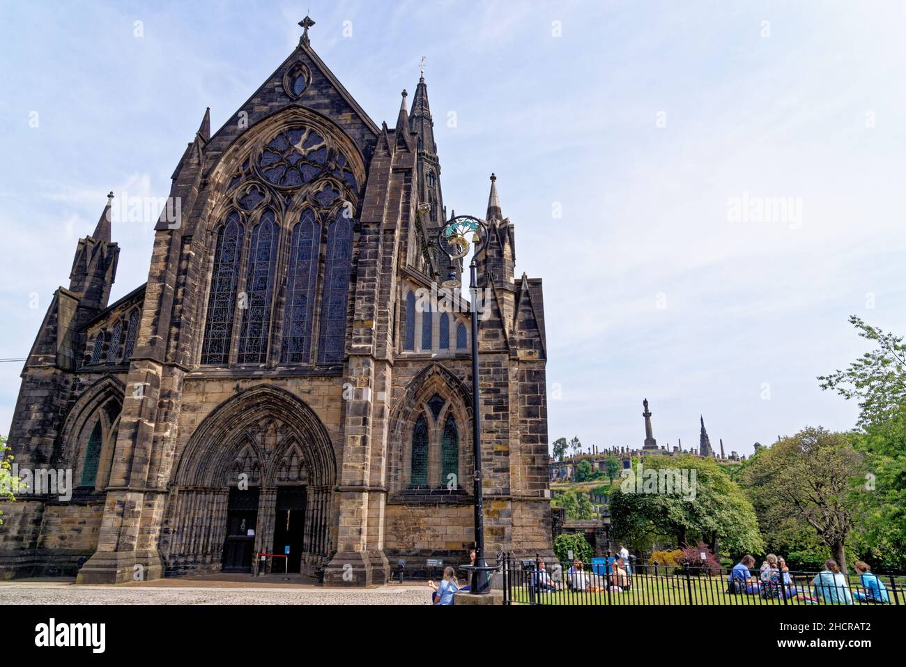 Cattedrale di Glasgow in Cathedral Precinct Castle Street - Glasgow Scozia Regno Unito 23rd del 2021 luglio Foto Stock