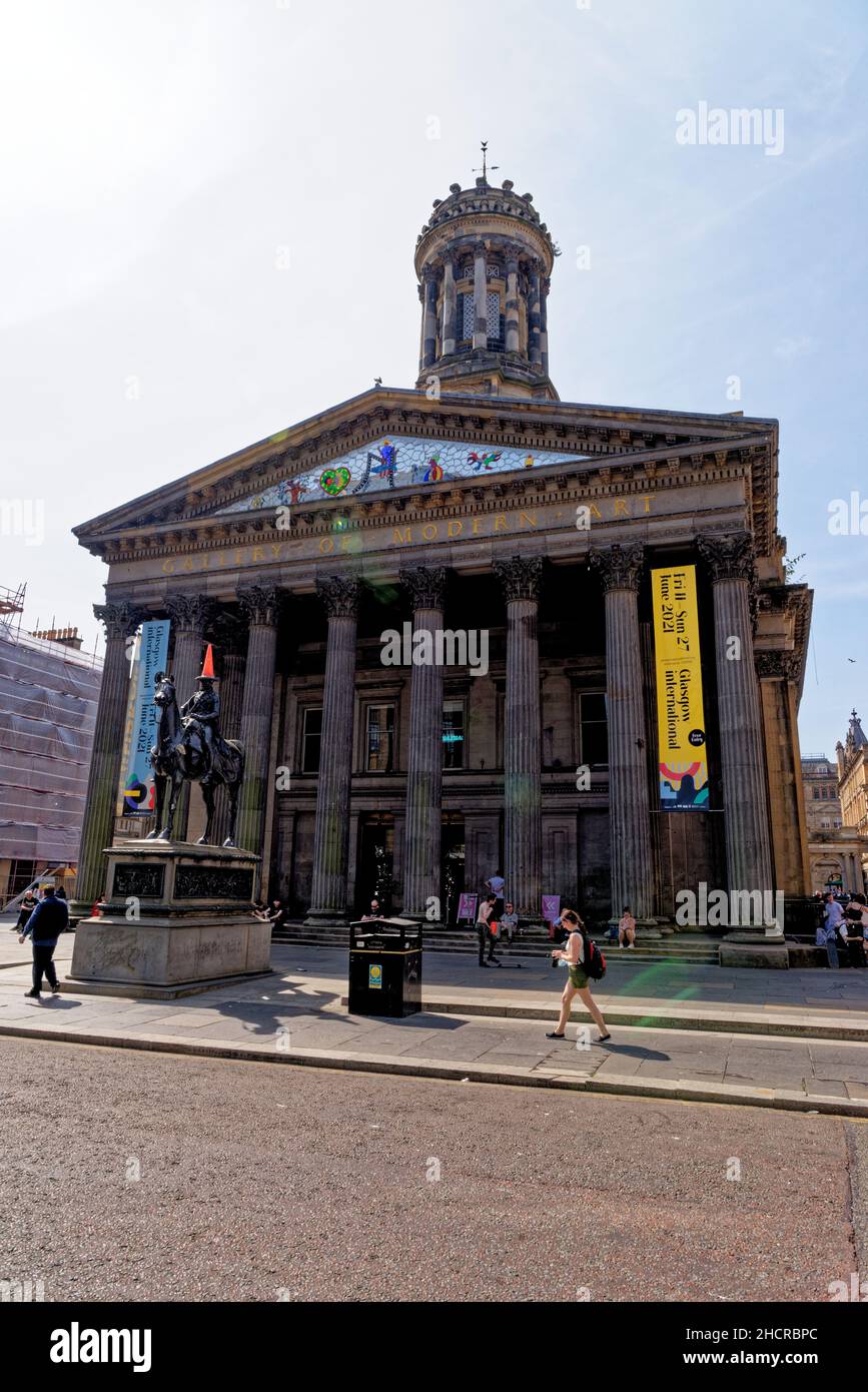 Galleria d'Arte moderna a Exchange Square - GOMA - Glasgow, Scozia, Regno Unito - 23rd luglio 2021 Foto Stock