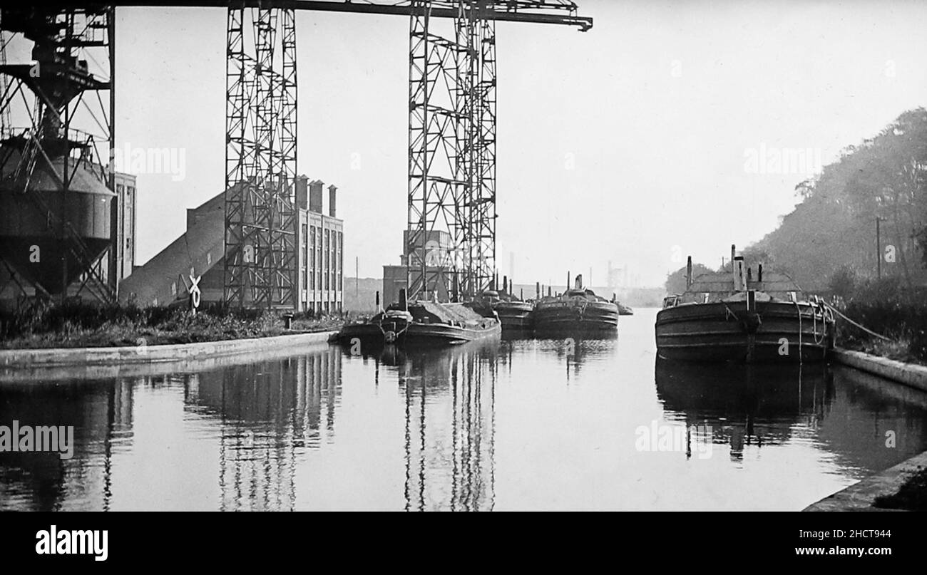 Leeds e Liverpool Canal vicino a Redcote, inizio 1900s Foto Stock