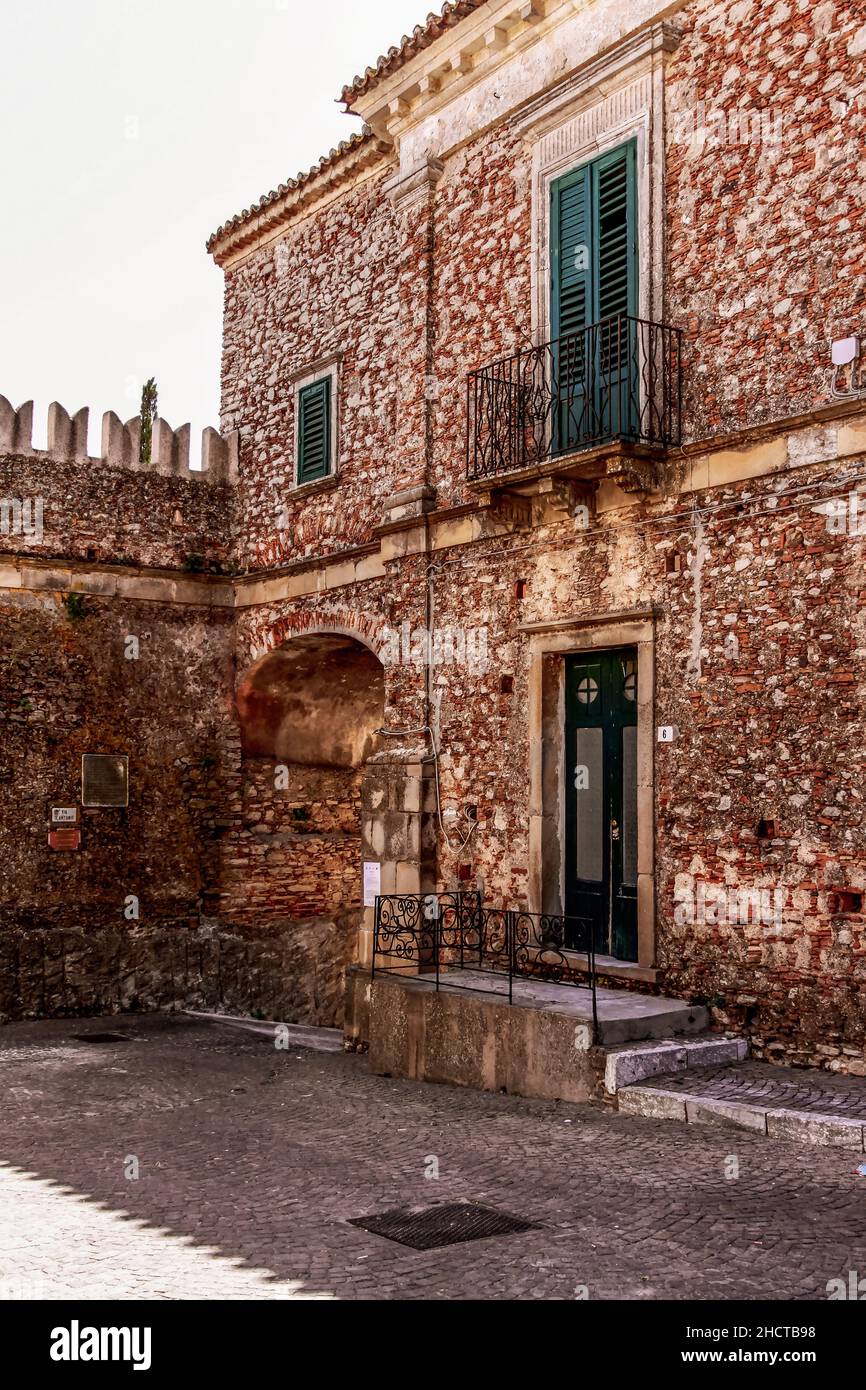 Il villaggio di Bova in Provincia di Reggio Calabria, Italia. Foto Stock