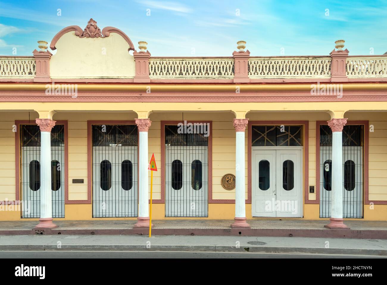 Facciata della Casa Natal di Vicente Garcia che è un centro culturale e di attrazione turistica. 1 gennaio 2021 Foto Stock