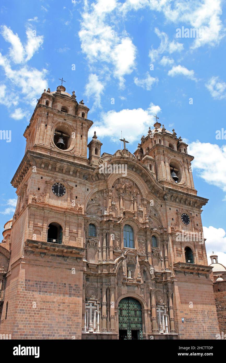 La Iglesia de la Compañía de Jesús, Cusco, Perù Foto Stock