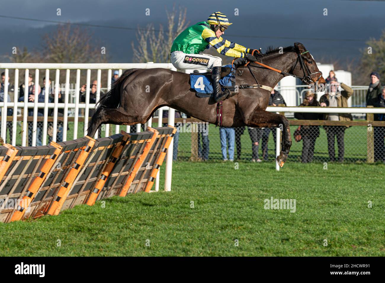 Gare di boxe Day a Wincanton - gara 1 Foto Stock