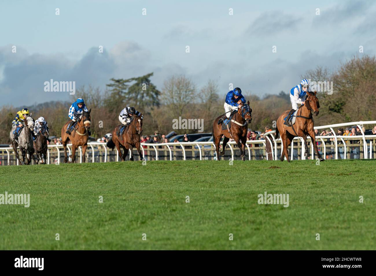 Galore Desassences e John Betjeman corrono a Wincanton il giorno di Santo Stefano 2021 Foto Stock