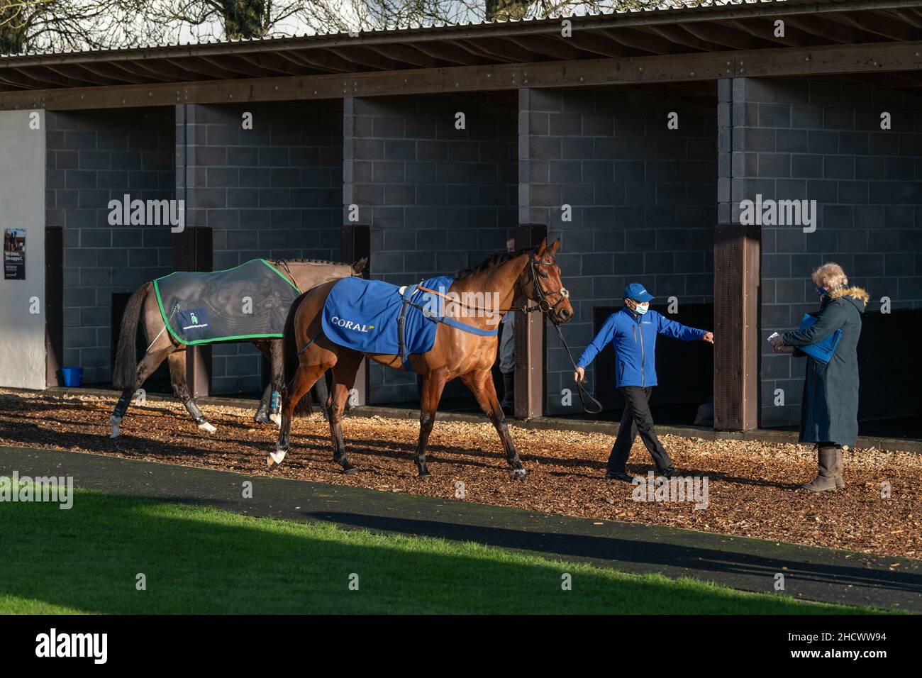Butterwick Brook in esecuzione a Wincanton il giorno di Santo Stefano 2021 Foto Stock