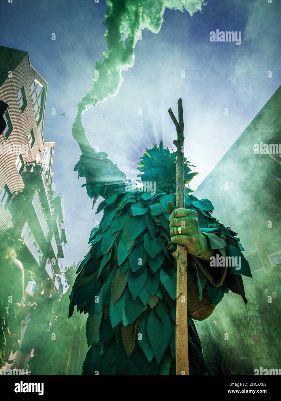 7th maggio 2018 - Hastings Jack in the Green festival il giorno di maggio, Hastings, Regno Unito. Foto Stock