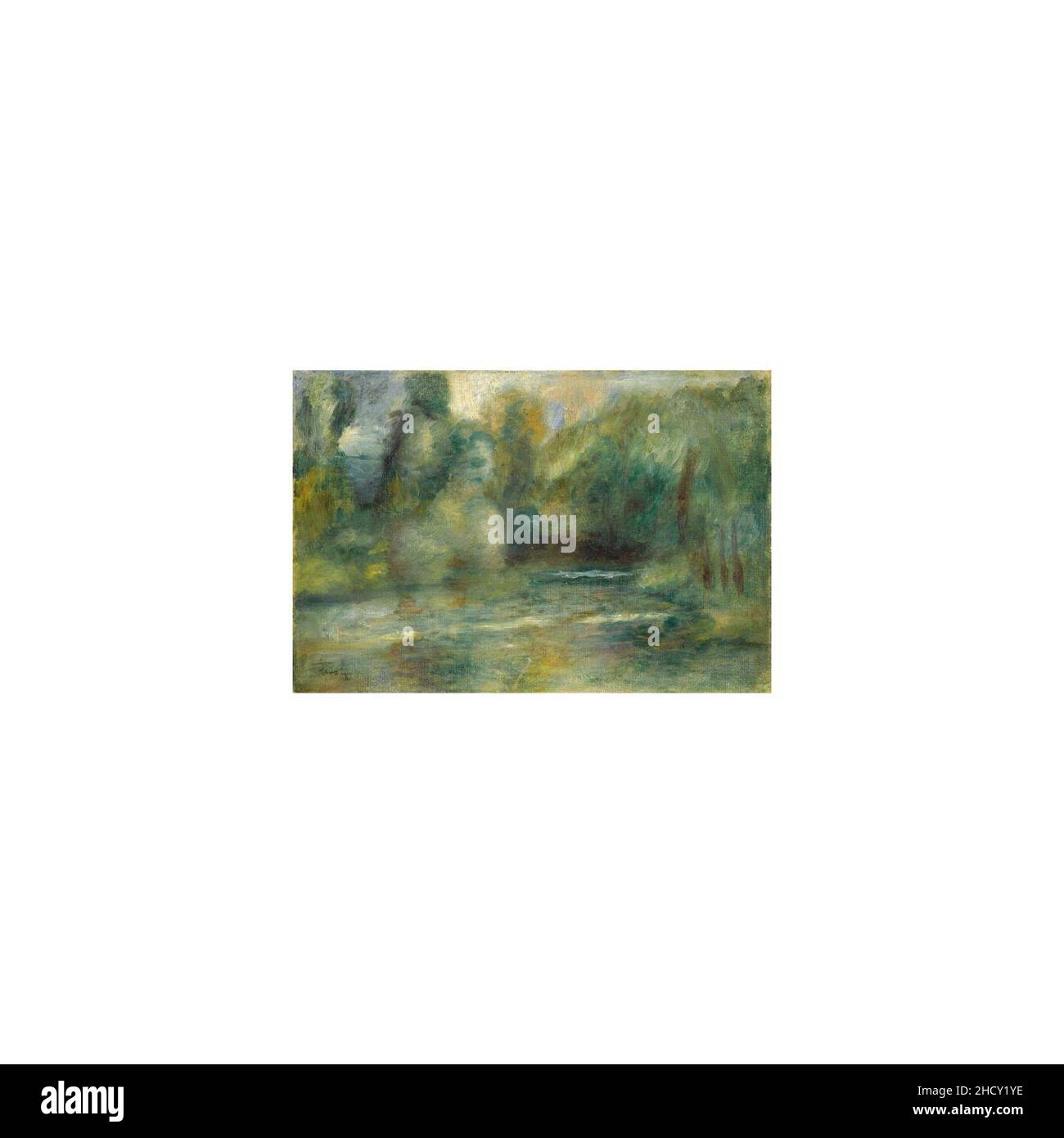 Renoir - PAYSAGE, 23 da 33,2cm. Foto Stock