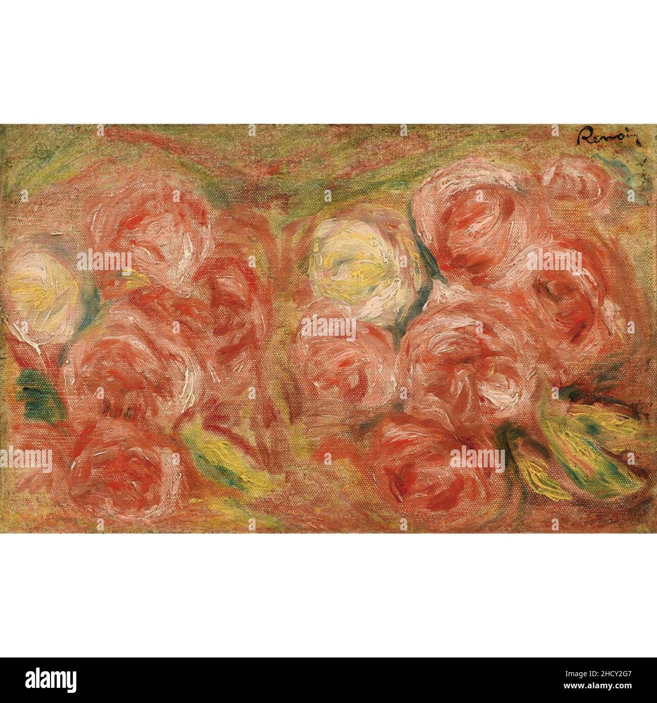 Renoir - ROSES, 21, 4 x 34,8 cm. Foto Stock