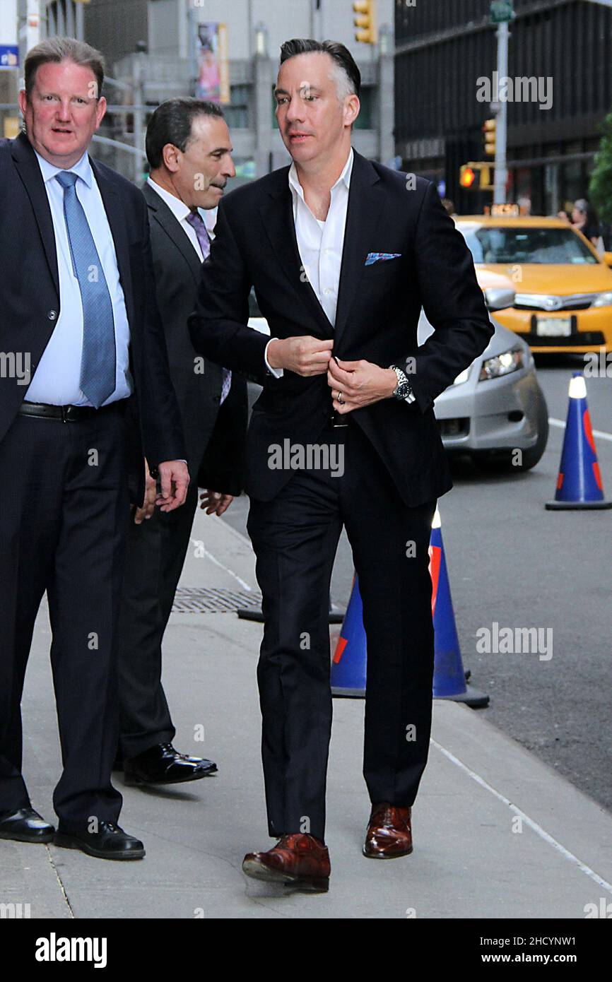 New York - NY - 20190522 Jim Sciutto al Late Show con Stephen Colbert. -NELLA FOTO: Jim Sciutto ROGER WONG Foto Stock