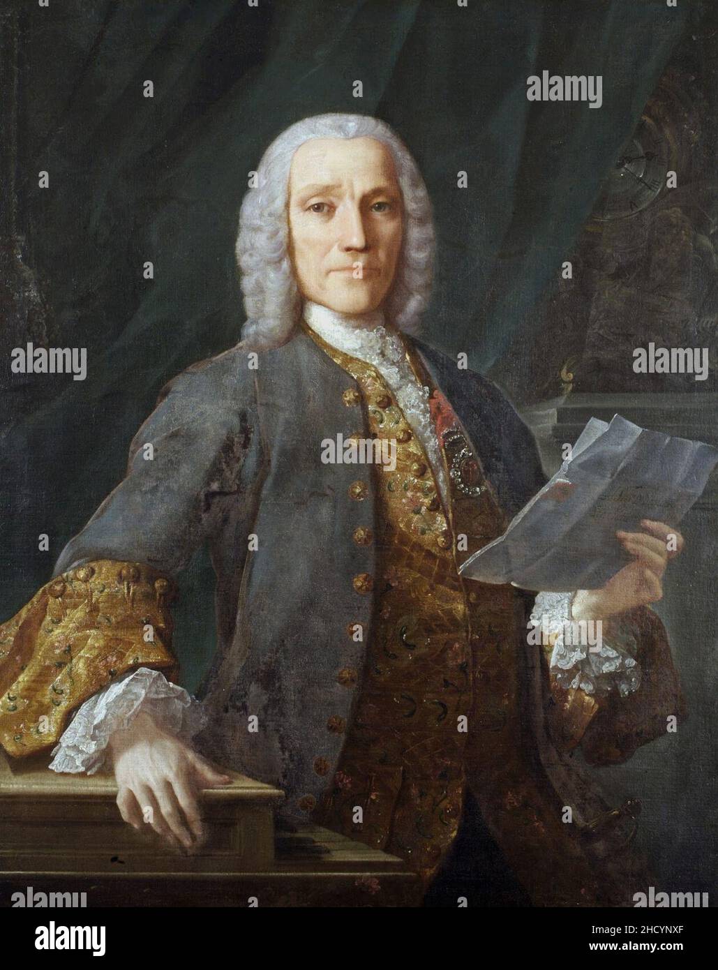 Ritratto di Domenico Scarlatti. Foto Stock