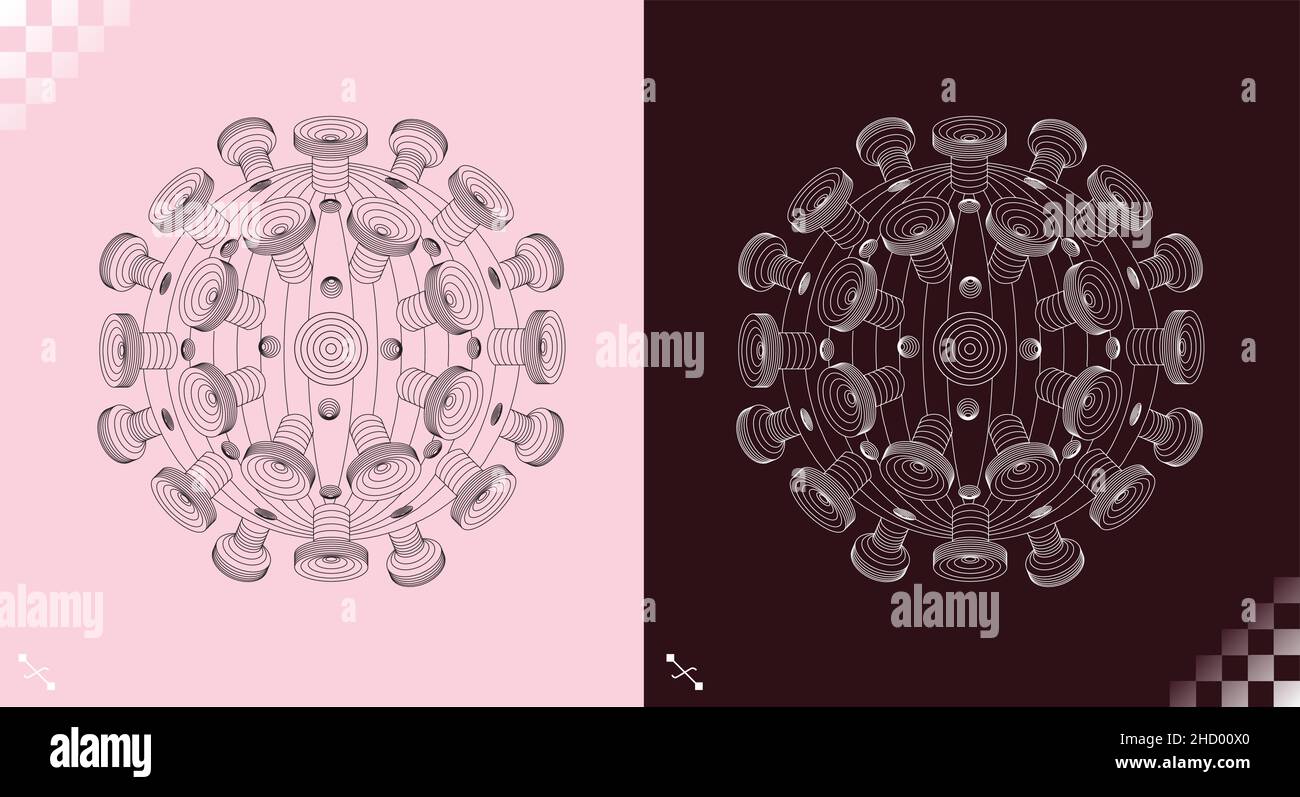 Anticorpo Bioscience. Illustrazione vettoriale di una molecola di anticorpo, o immunoglobulina. Molecole a forma di Y che si legano a antigeni specifici virali o bacte Illustrazione Vettoriale