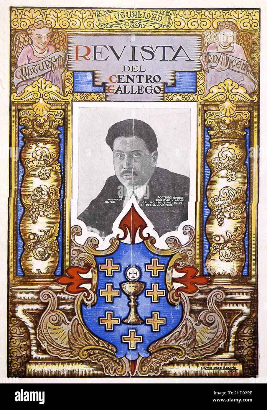 Revista del Centro Gallego de Buenos Aires (1931). Foto Stock