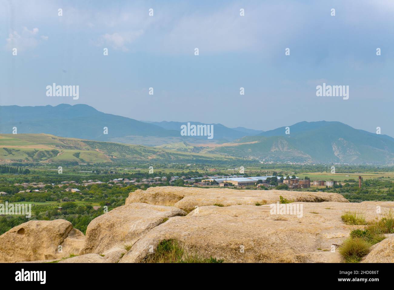 La città di Uplistsikhe durante il periodo della prima cristianità in Georgia Foto Stock