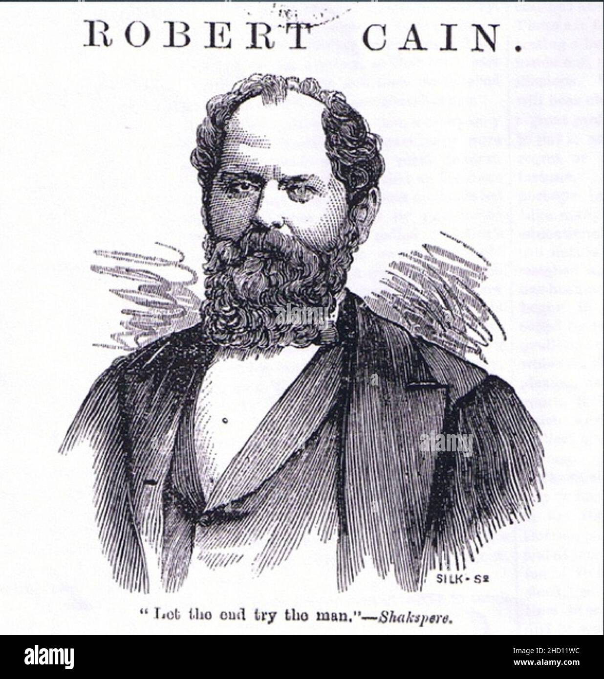 Robert Cain (birraio). Foto Stock