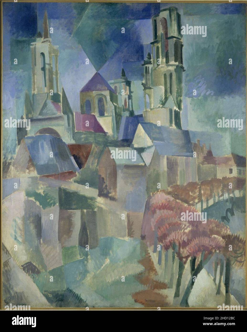 Robert Delaunay - Les Tours de Laon - 1912 - National d'art moderne. Foto Stock