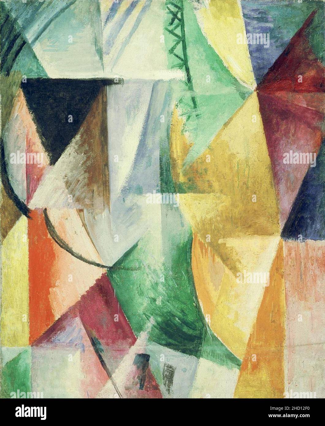 Robert Delaunay - une fenêtre - 1912 - National d'art moderne. Foto Stock