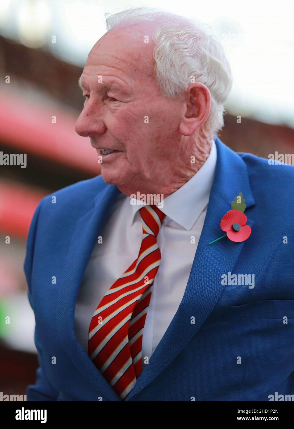 Ex calciatore internazionale dell'Arsenal e della Scozia, Robert Primrose 'Bob' Wilson OBE - Arsenal contro Watford, Premier League, Emirates Stadium, Londra, UK - 7th novembre 2021 solo per uso editoriale - si applicano le restrizioni DataCo Foto Stock