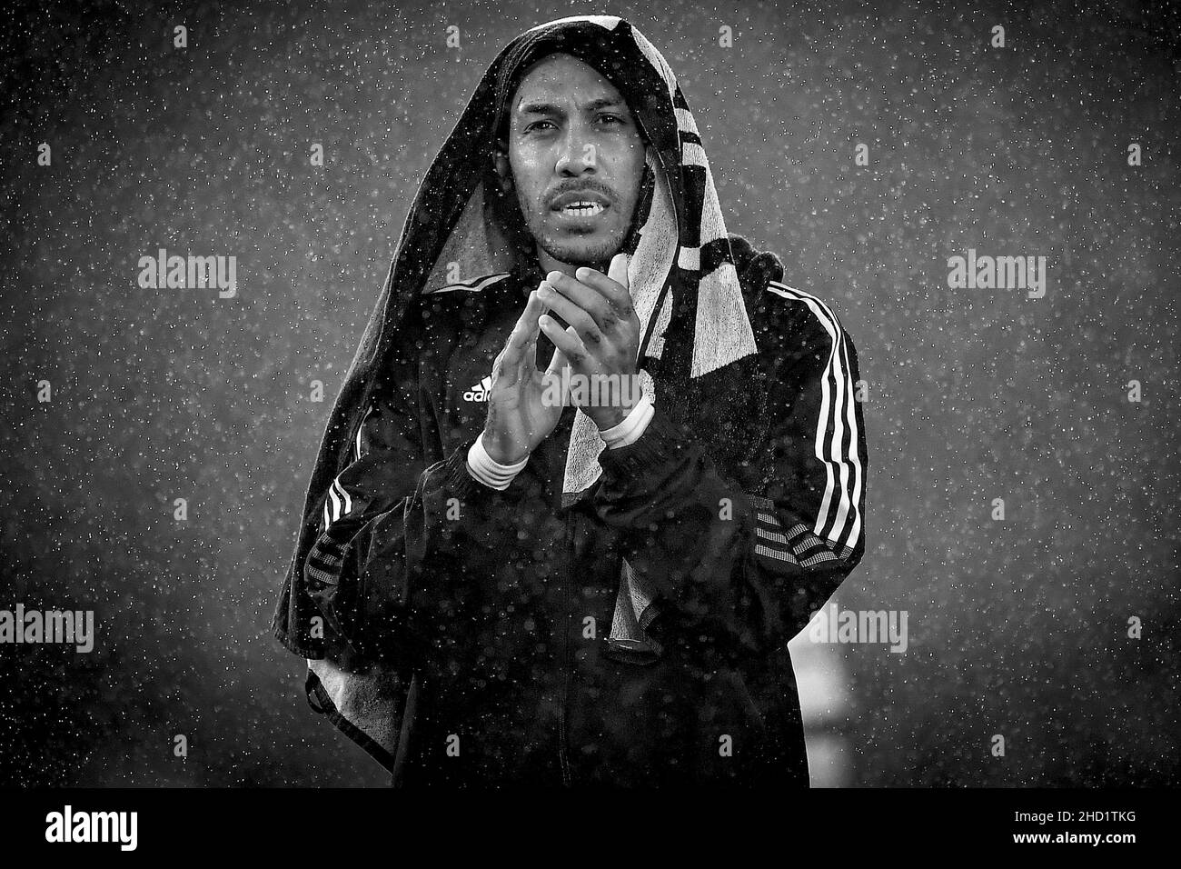 Pierre-Emerick Aubameyang dell'Arsenal - Brighton & Hove Albion / Arsenal, Premier League, Amex Stadium, Brighton, Regno Unito - 2nd ottobre 2021 solo per uso editoriale - si applicano le restrizioni DataCo Foto Stock