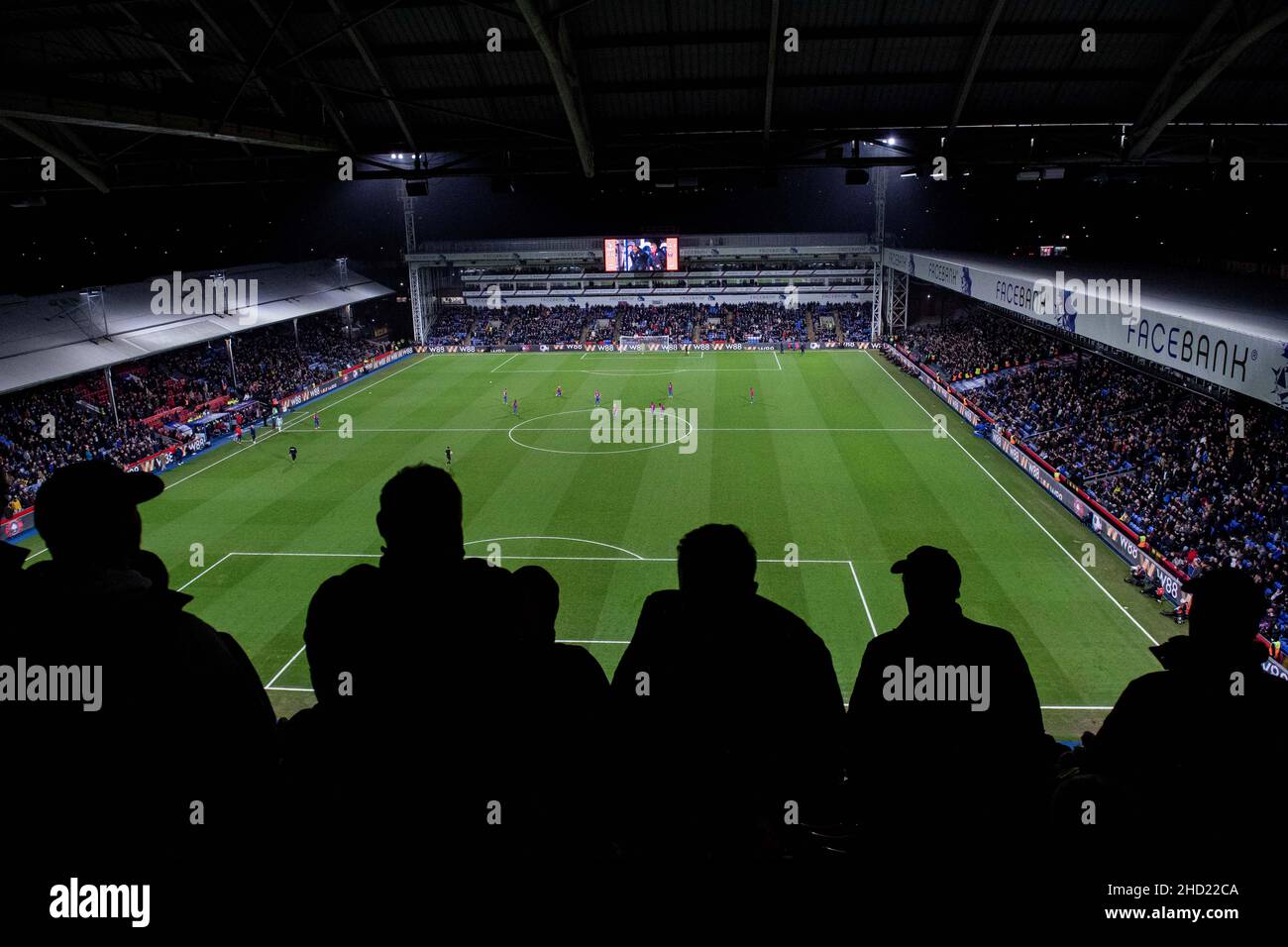 LONDRA, INGHILTERRA - GENNAIO 01: Una vista generale dello stadio durante la partita della Premier League tra Crystal Palace e West Ham United a Selhurst P. Foto Stock