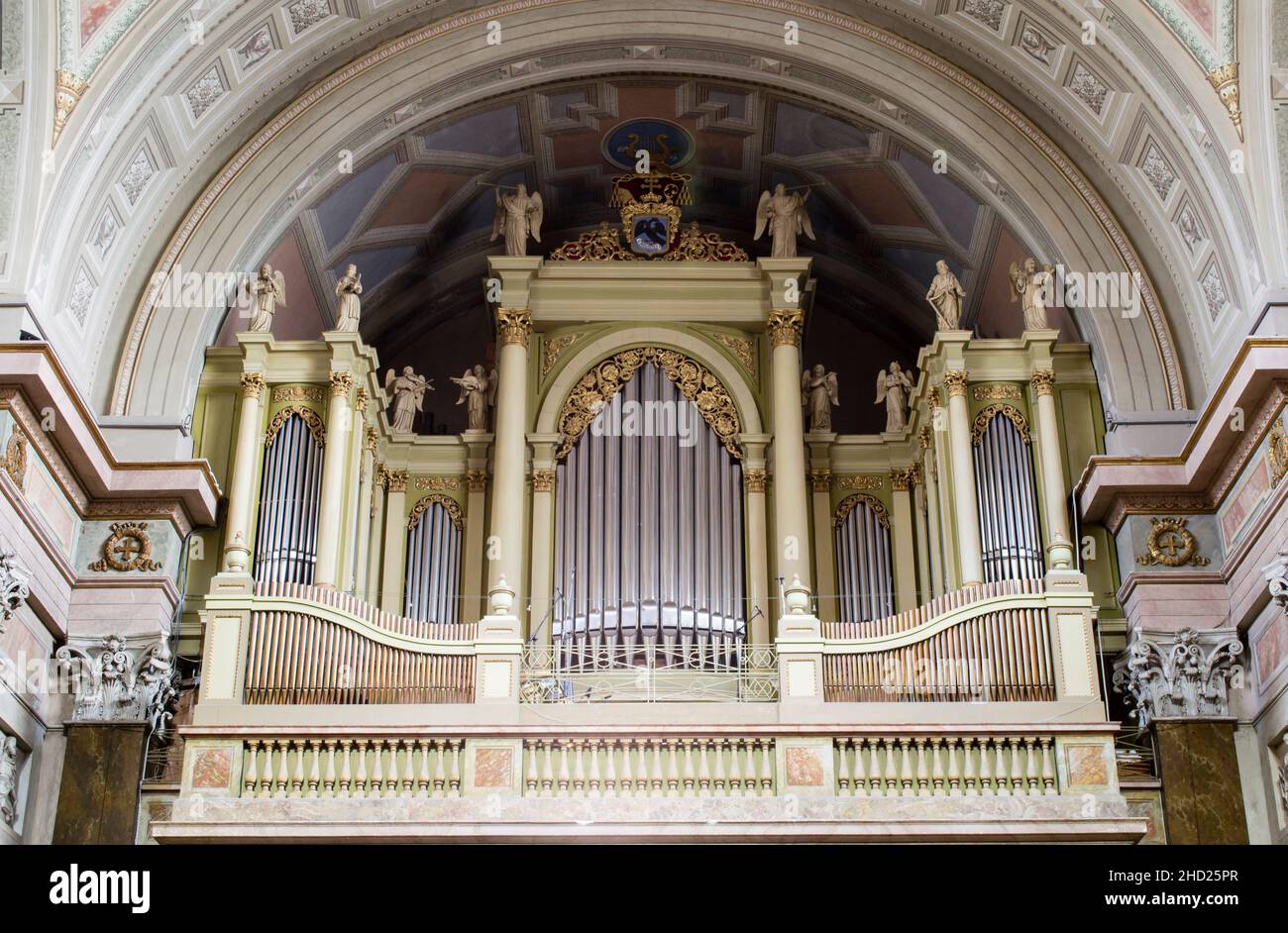 Chiesa interiore, fotografia. Europa, Ungheria Foto Stock