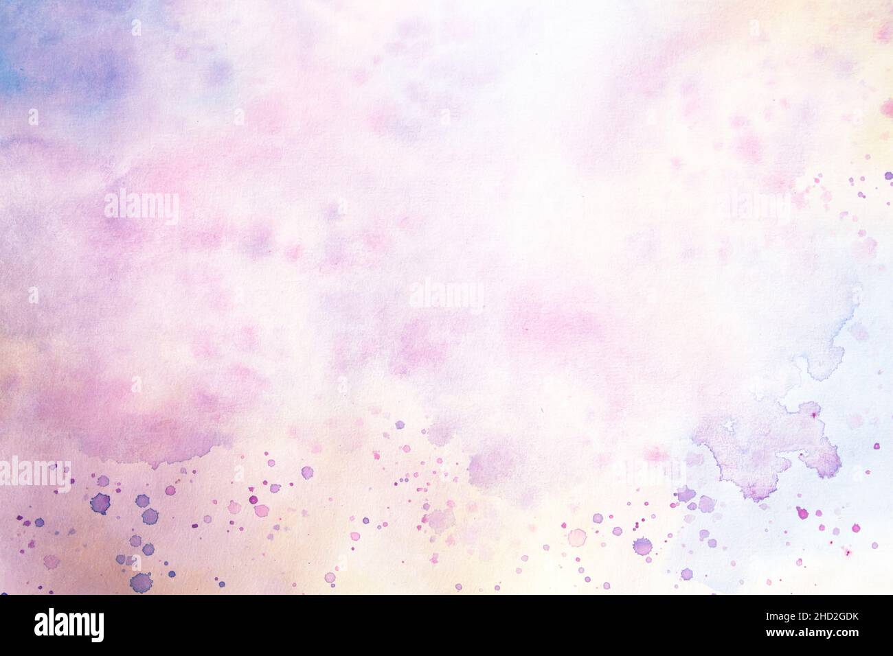Rosa viola colorato blurry acquerello astratto backgrund Foto Stock