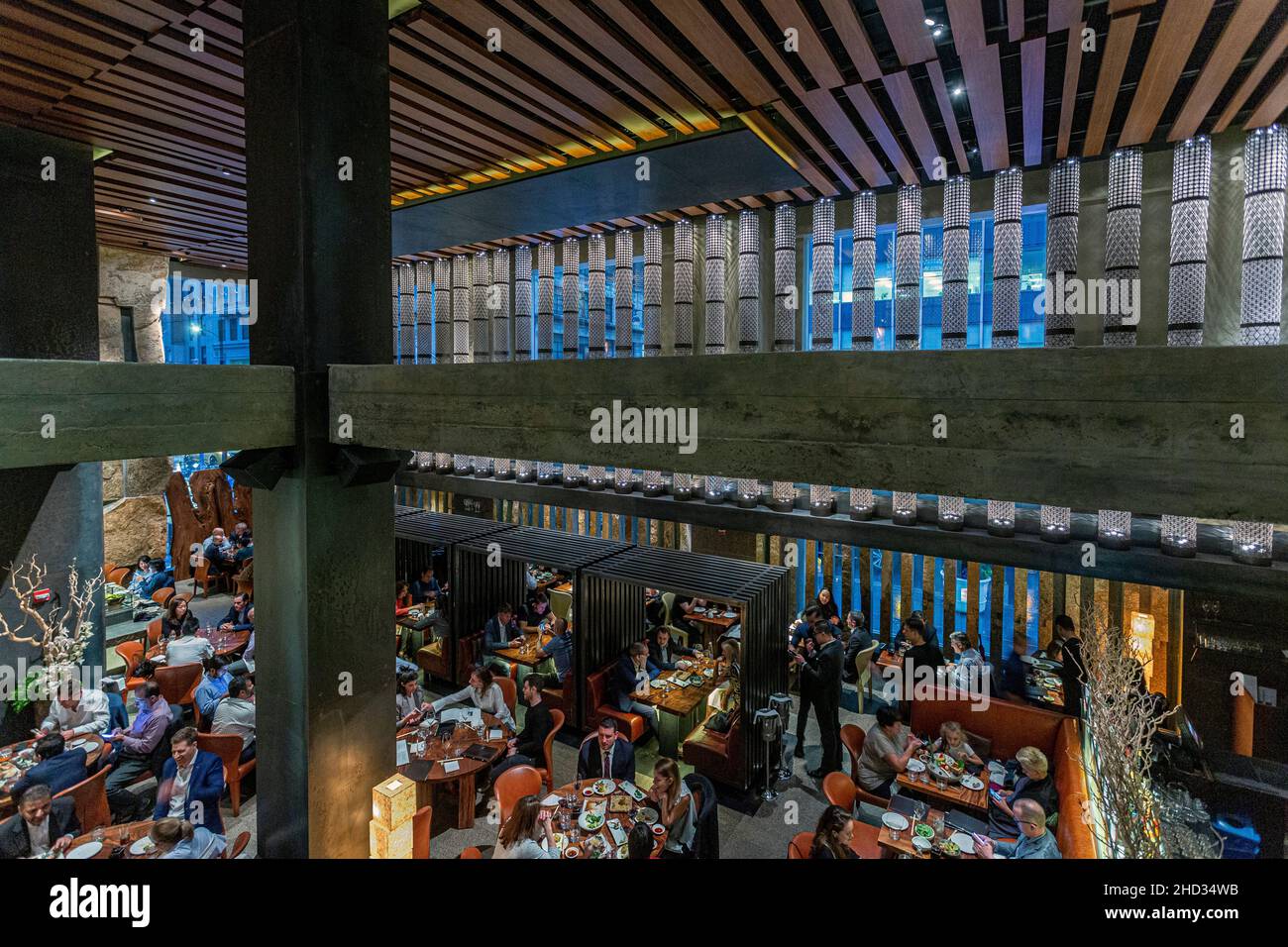 Stati Uniti / USA / New York / cucina giapponese presso l'elegante Zuma Restaurant New York Madison Avenue. Foto Stock