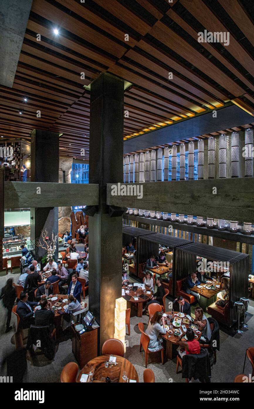 Stati Uniti / USA / New York / cucina giapponese presso l'elegante Zuma Restaurant New York Madison Avenue. Foto Stock