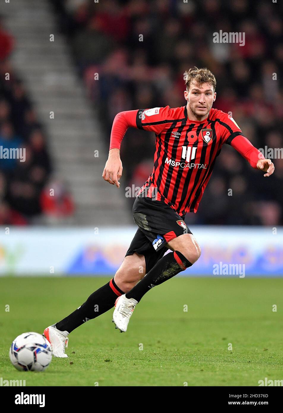 Jack Stacey di AFC Bournemouth - AFC Bournemouth contro Preston North End, Sky Bet Championship, Vitality Stadium, Bournemouth, Regno Unito - 3rd novembre 2021 solo per uso editoriale - si applicano le restrizioni DataCo Foto Stock