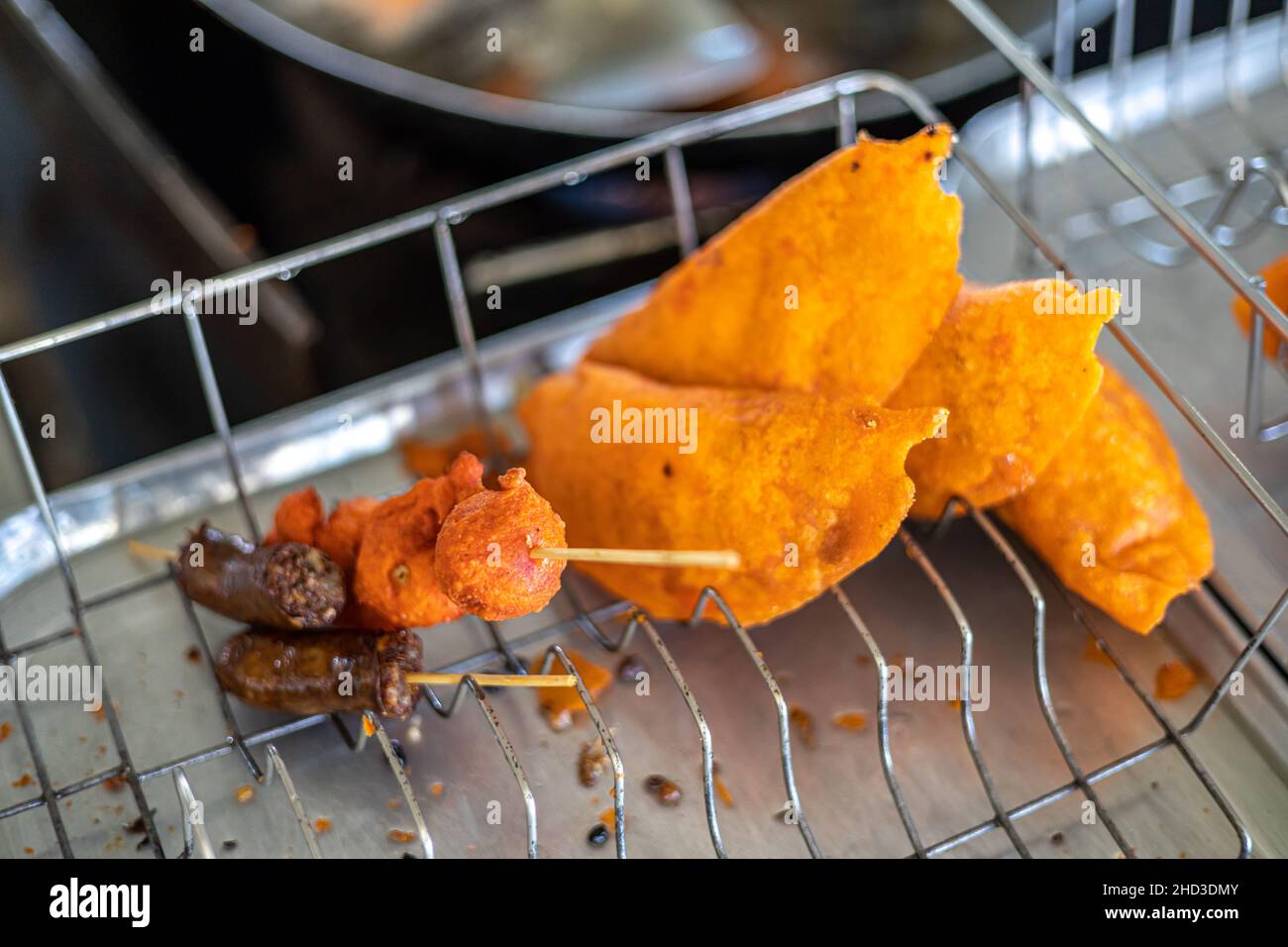 Popolare stile filippino Street food empanada Foto Stock