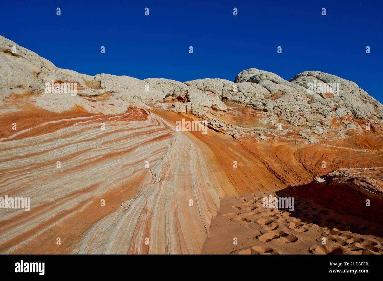 White Pocket Arizona nel Vermillion Cliffs National Monument Foto Stock