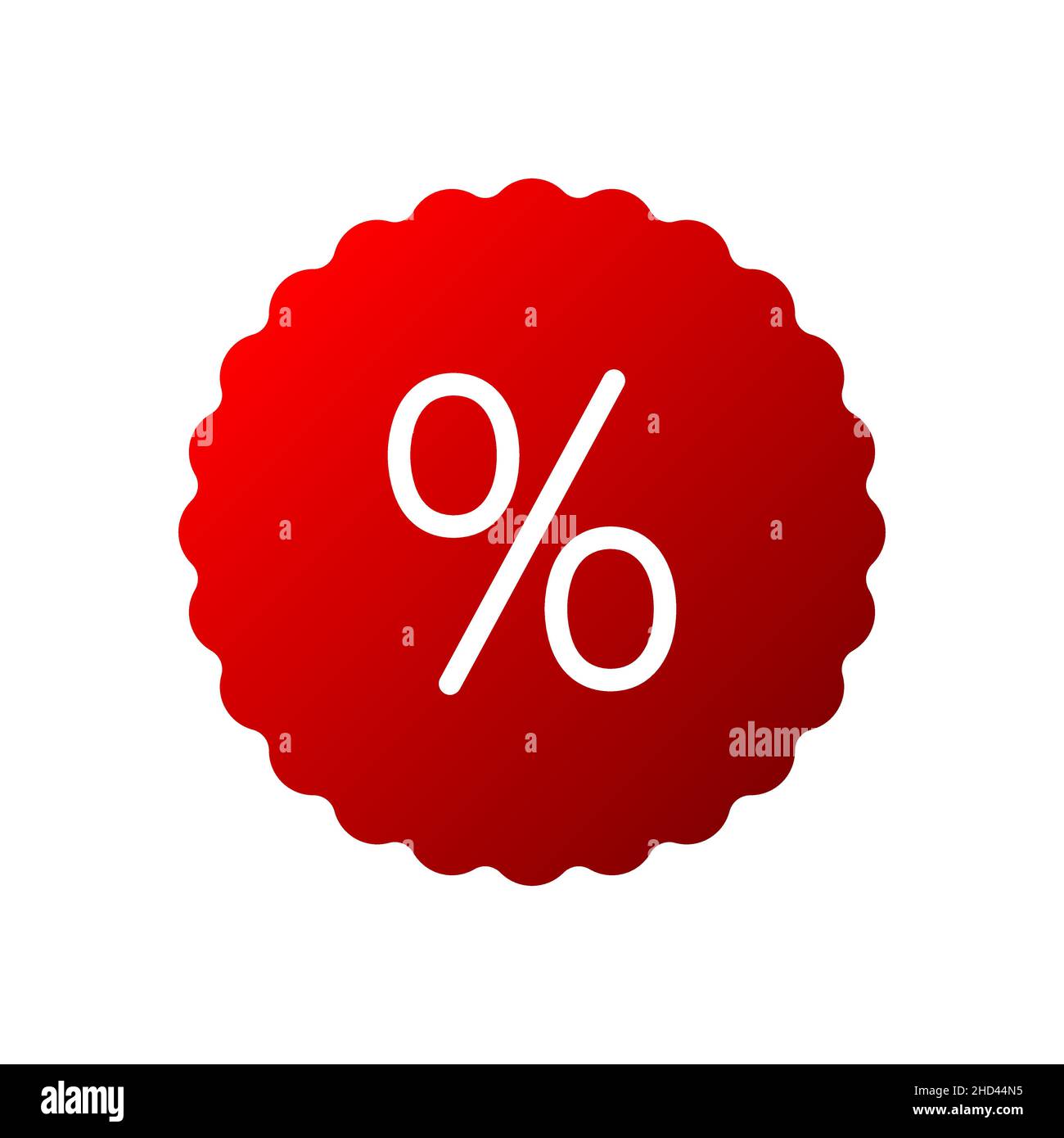 Icona del tag di offerta sconto. Icona percentuale. Icona dei tag di acquisto. Icona commerciale concettuale. Illustrazione vettoriale Illustrazione Vettoriale