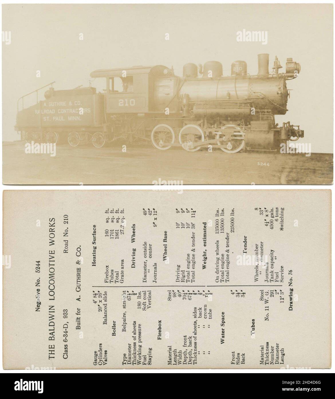 Un'illustrazione di una locomotiva a vapore d'epoca del XIX secolo Foto Stock