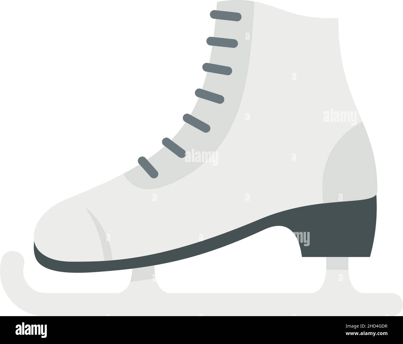 Icona pattini Svezia. Illustrazione piatta di Svezia skates vettore icona isolato su sfondo bianco Illustrazione Vettoriale