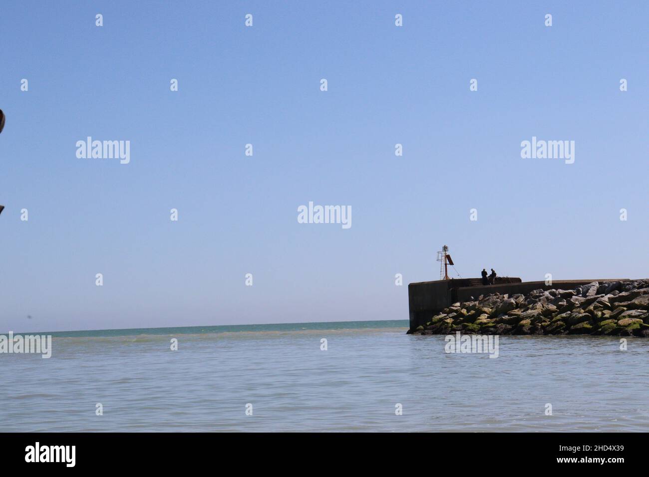 Il molo di Hastings Foto Stock