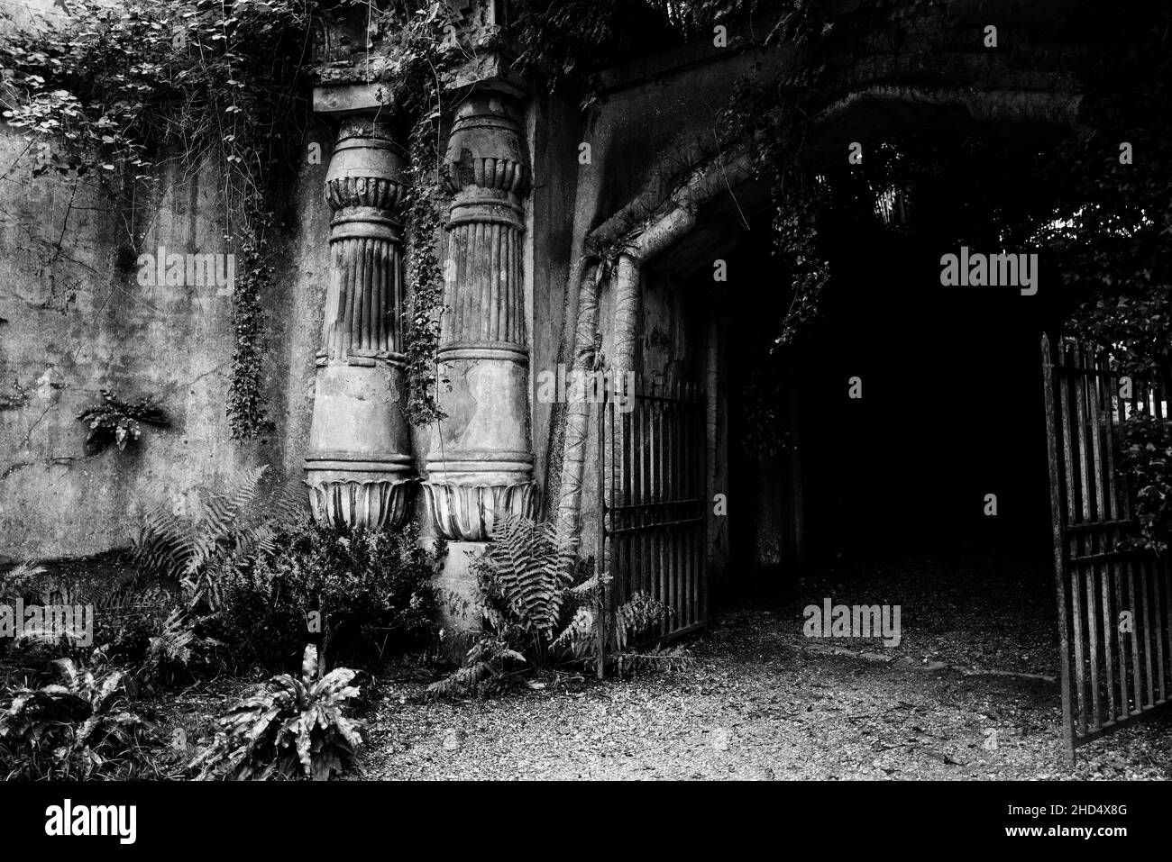 Il cimitero di Highgate Foto Stock