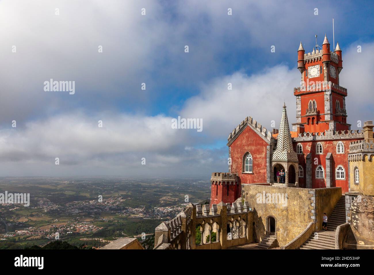Palacio de pena, Sintra, Portogallo, Penisola Iberica, Europa sud-occidentale Foto Stock