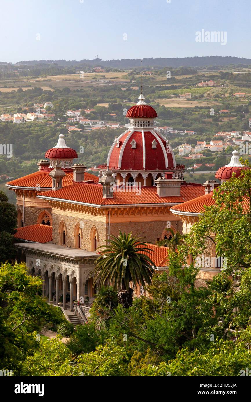 Palacio de pena, Sintra, Portogallo, Penisola Iberica, Europa sud-occidentale Foto Stock