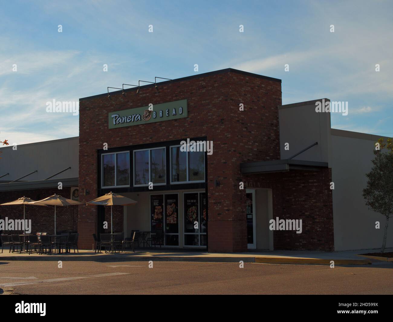 Shot della catena panificio Panera Bread Company a New Orleans Foto Stock